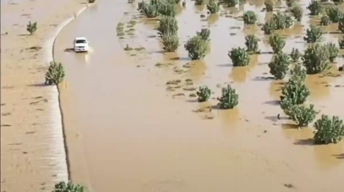 سيول وادي النقيع بالمدينة المنورة 